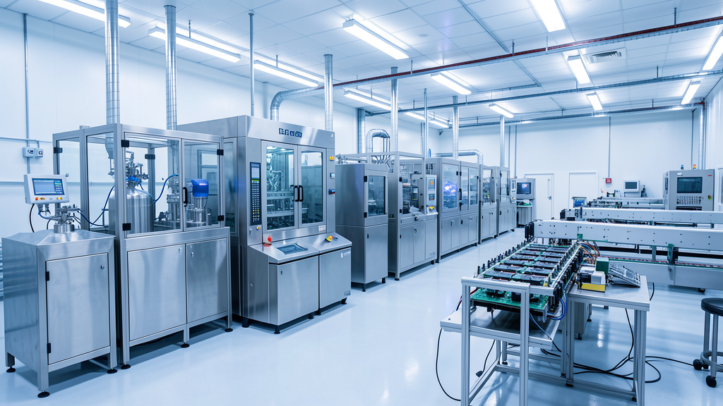 Domestic semiconductor manufacturing clean room with electronics assembly and process equipment